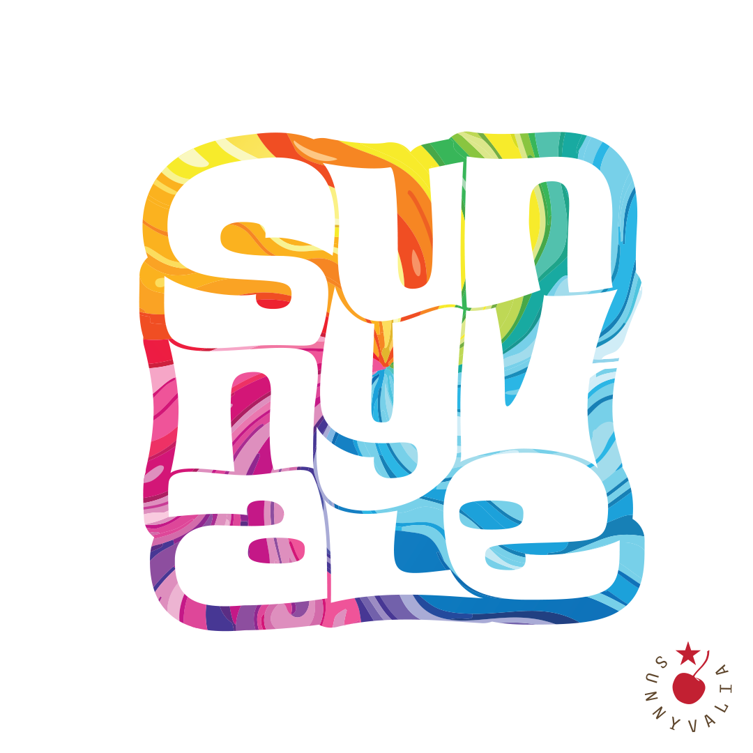 The Colors of Sunnyvale Sticker